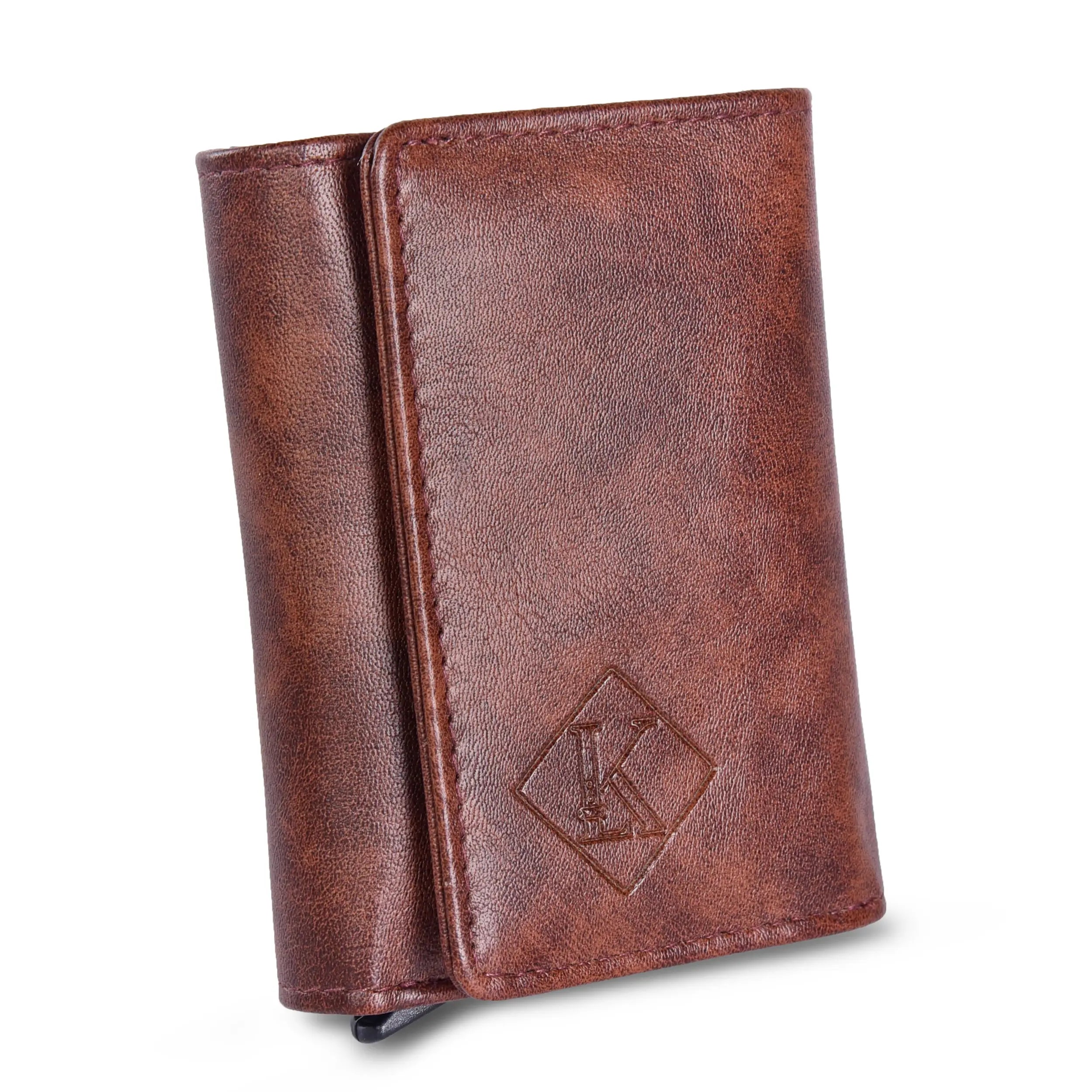 Vanguard Smart RFID Leather Wallet - Brown