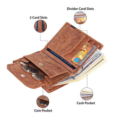 Vanguard Smart RFID Hunter Leather Wallet