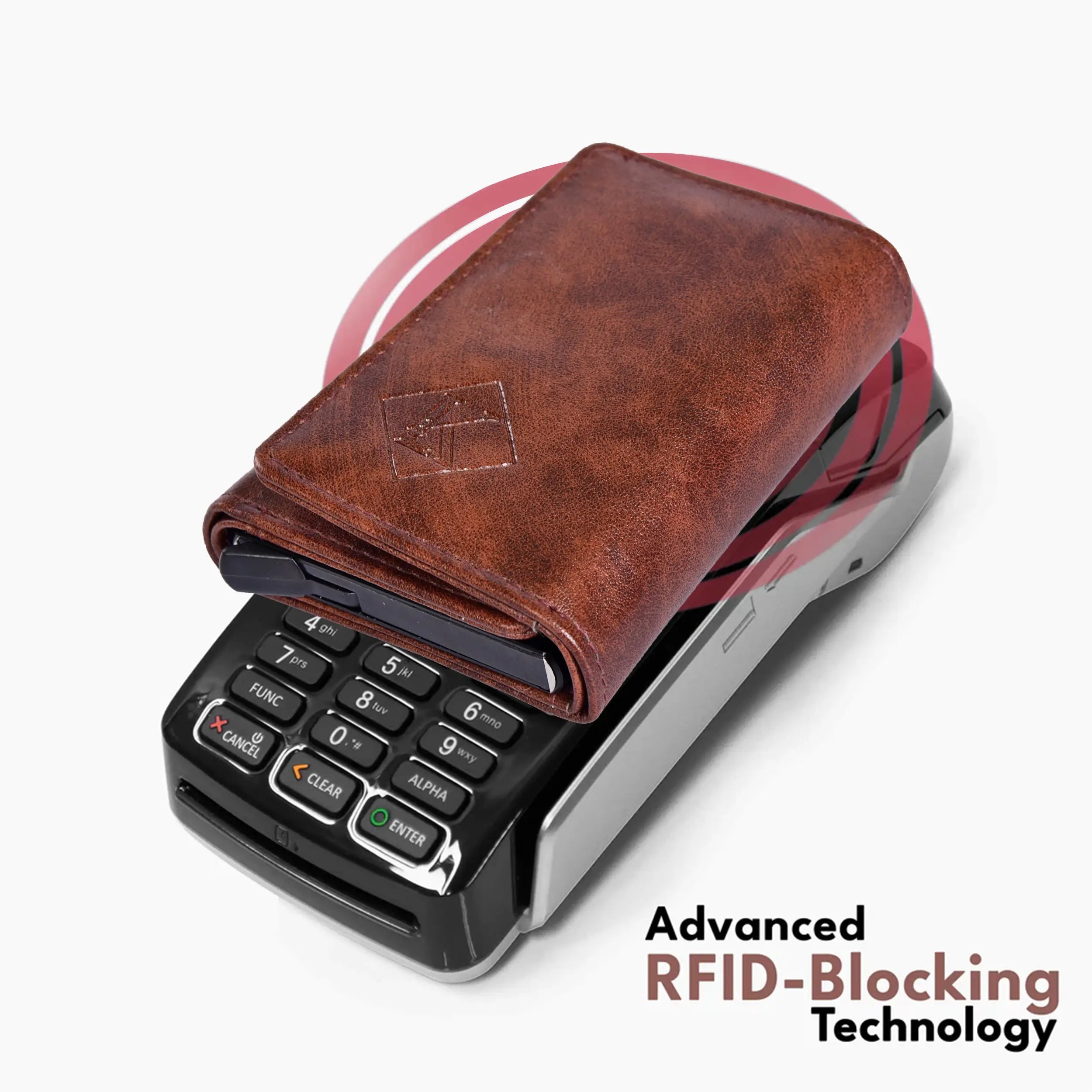 Vanguard Smart RFID Leather Wallet - Brown