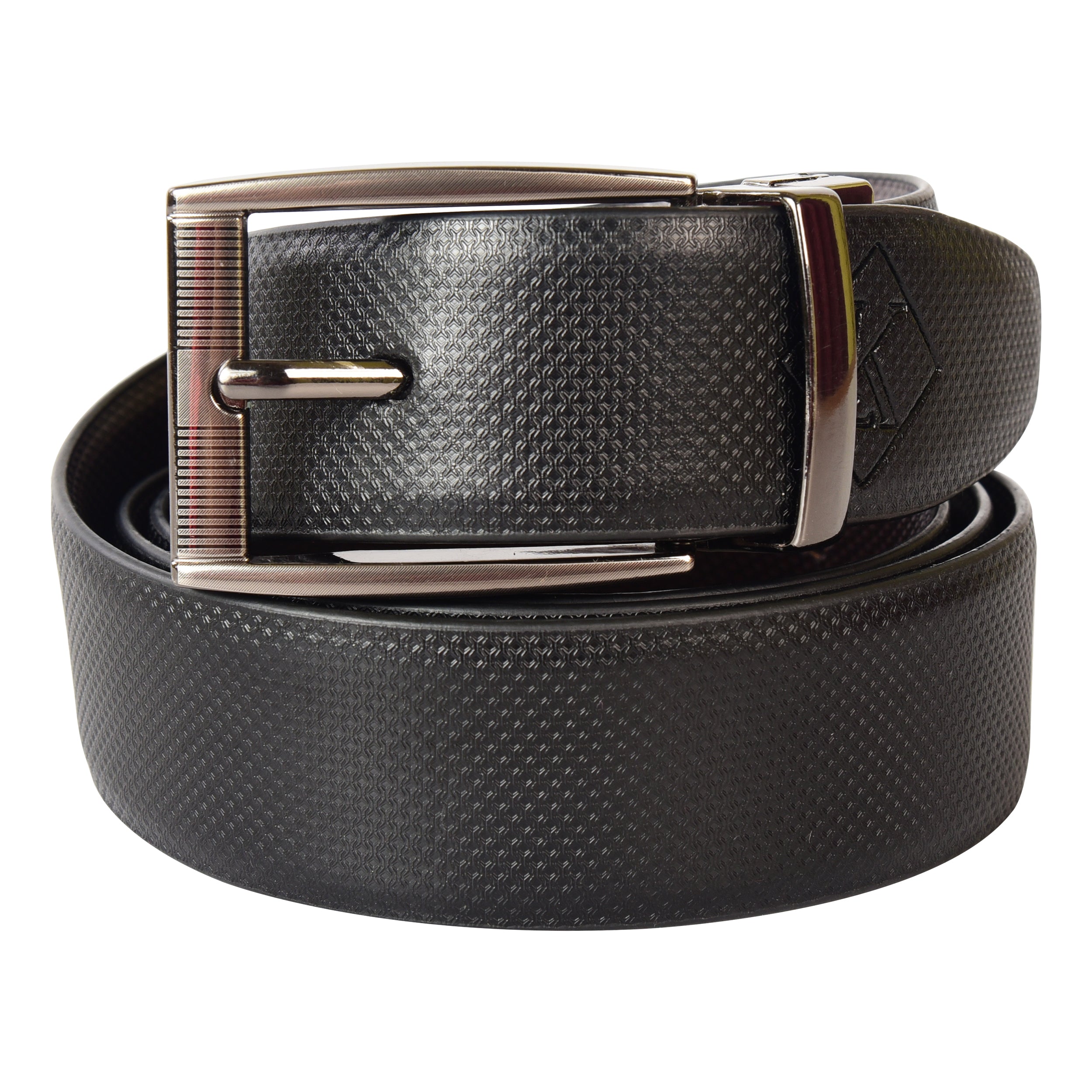 Viper DualEdge Reversible Leather Belt with Shining Grey Buckle – Ethical & Elegant